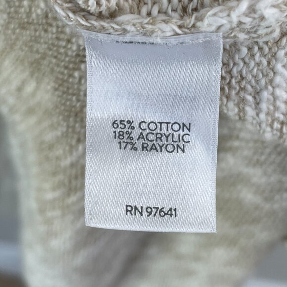 J Jill Womens Plus 2X Beige Cardigan Sweater Set Mid Length 2 Piece Knit Top - Picture 9 of 10